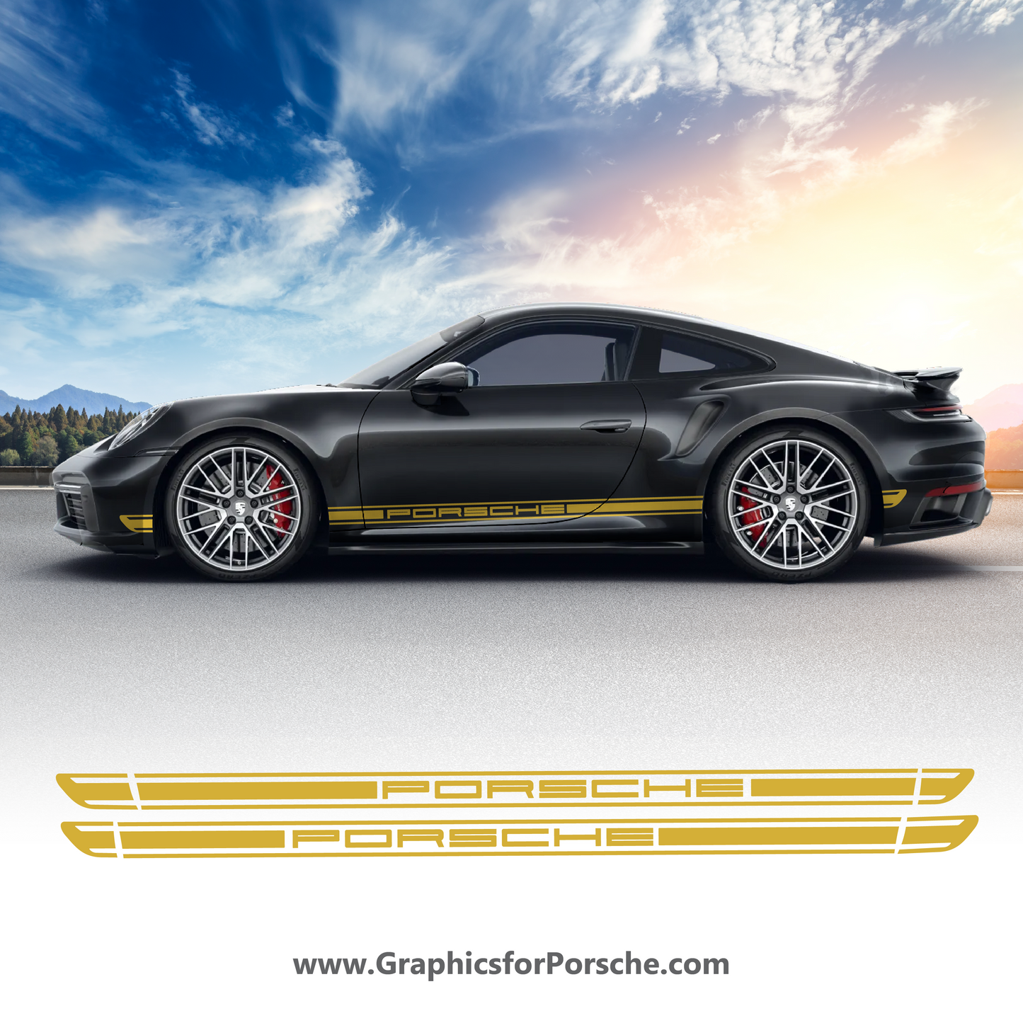 Graphics for Porsche 911 All Year models Vintage Edition