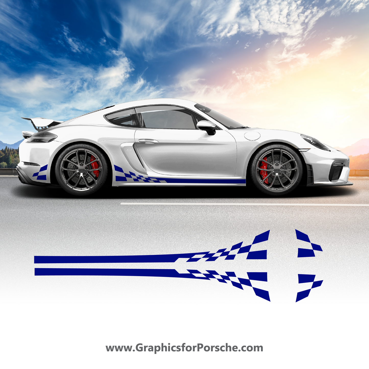 Сheckered Flag Stripes for Cayman