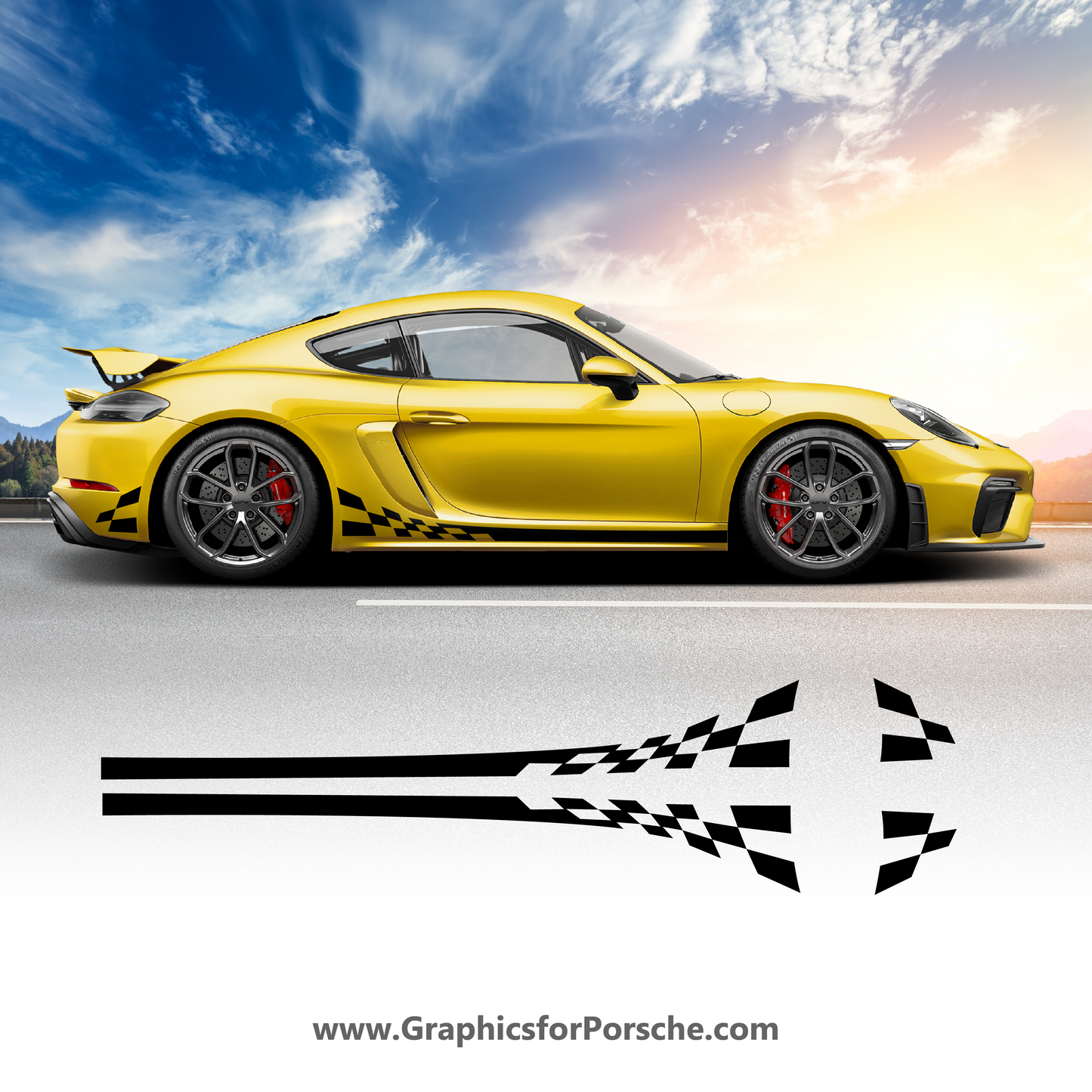 Сheckered Flag Stripes for Cayman