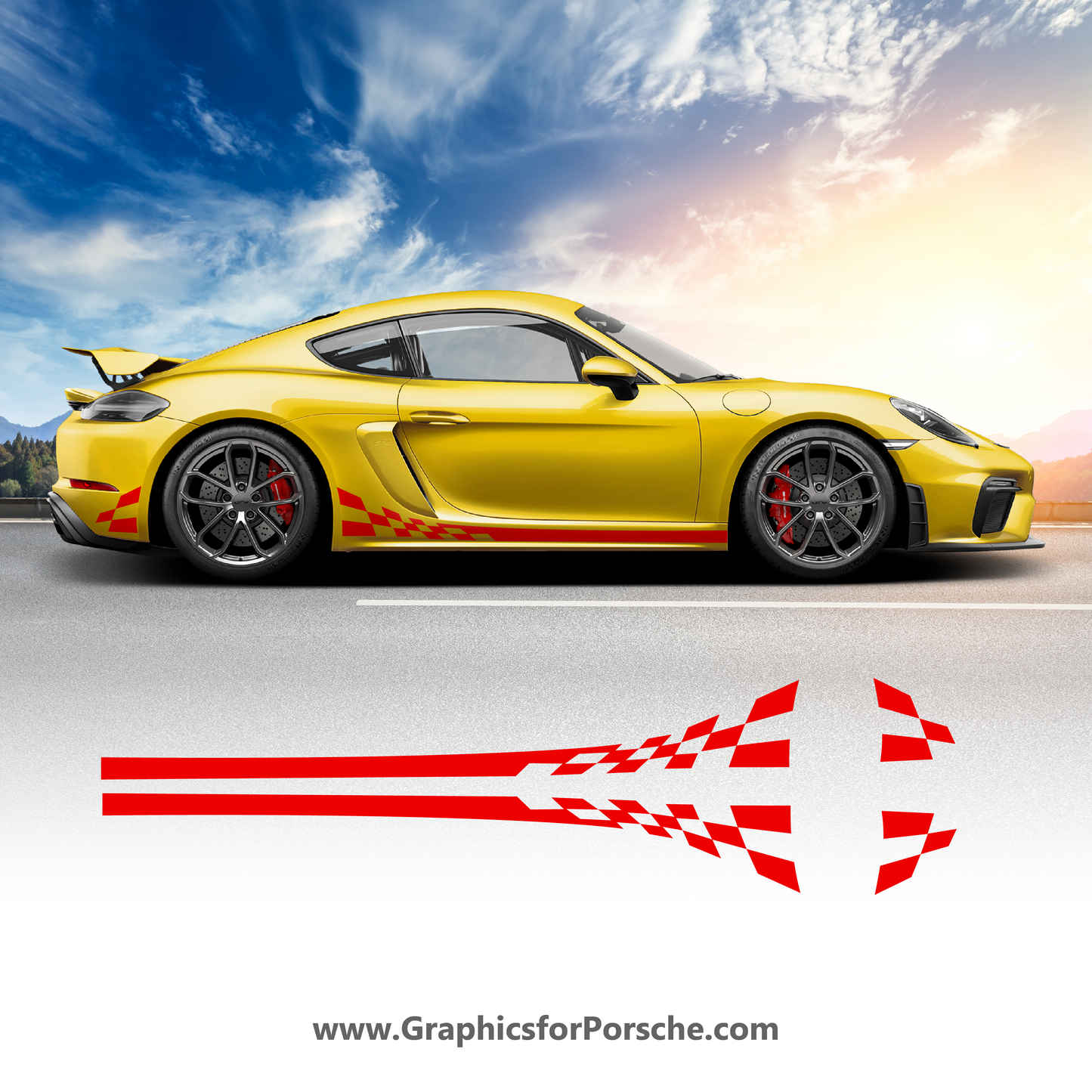 Сheckered Flag Stripes for Cayman