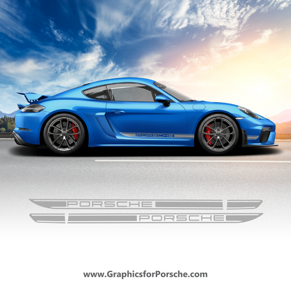 Side Stripes Kit Decal for Cayman.