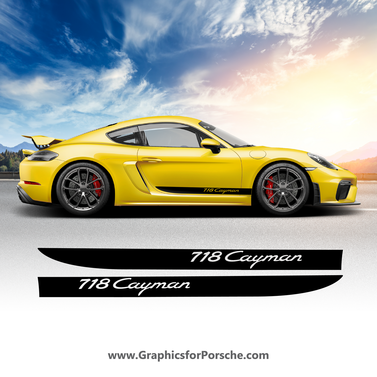 Door Graphics for Cayman 718
