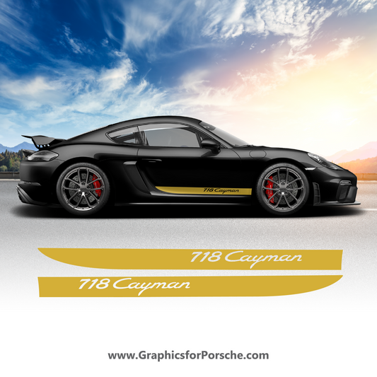 Door Graphics for Cayman 718