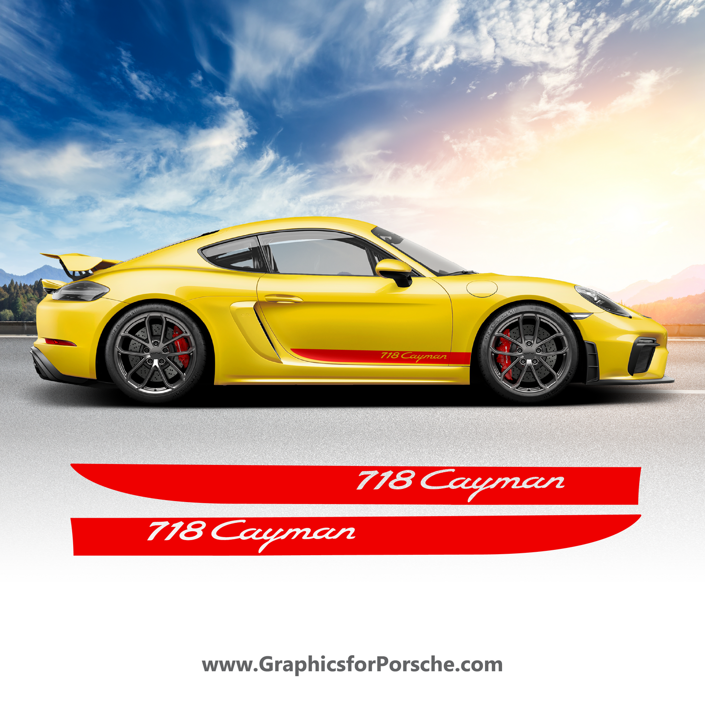 Door Graphics for Cayman 718