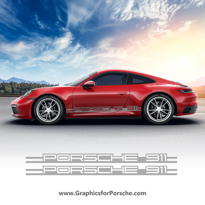 Side Decal Stripe Set for Carrera 911