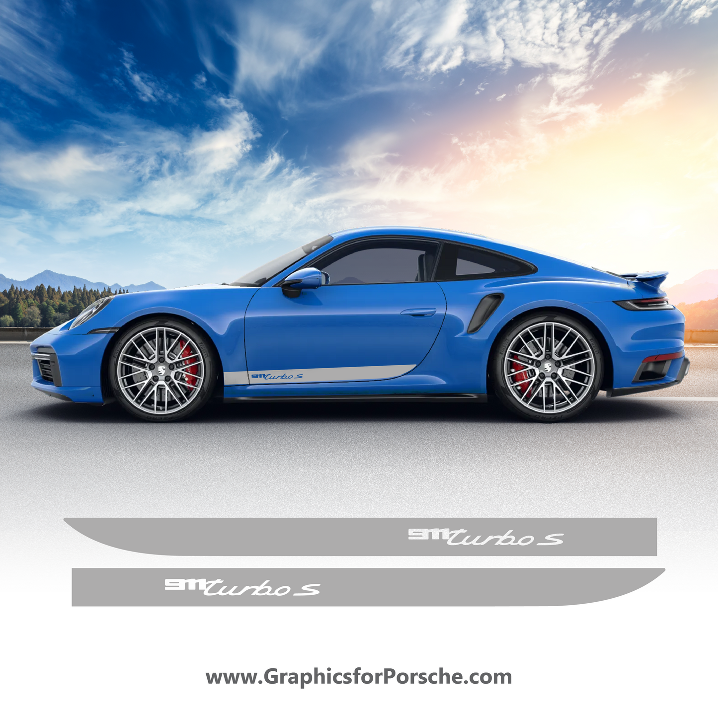 Accent Door Graphics for Turbo S