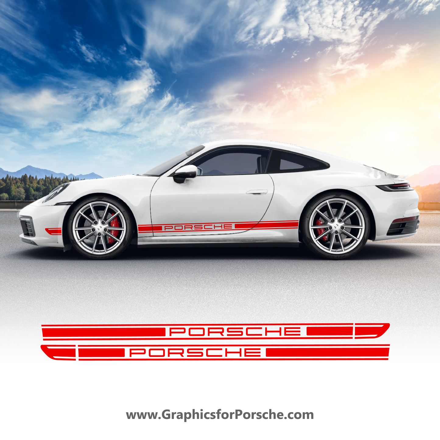 Rocket Side Graphics 911 Porsche