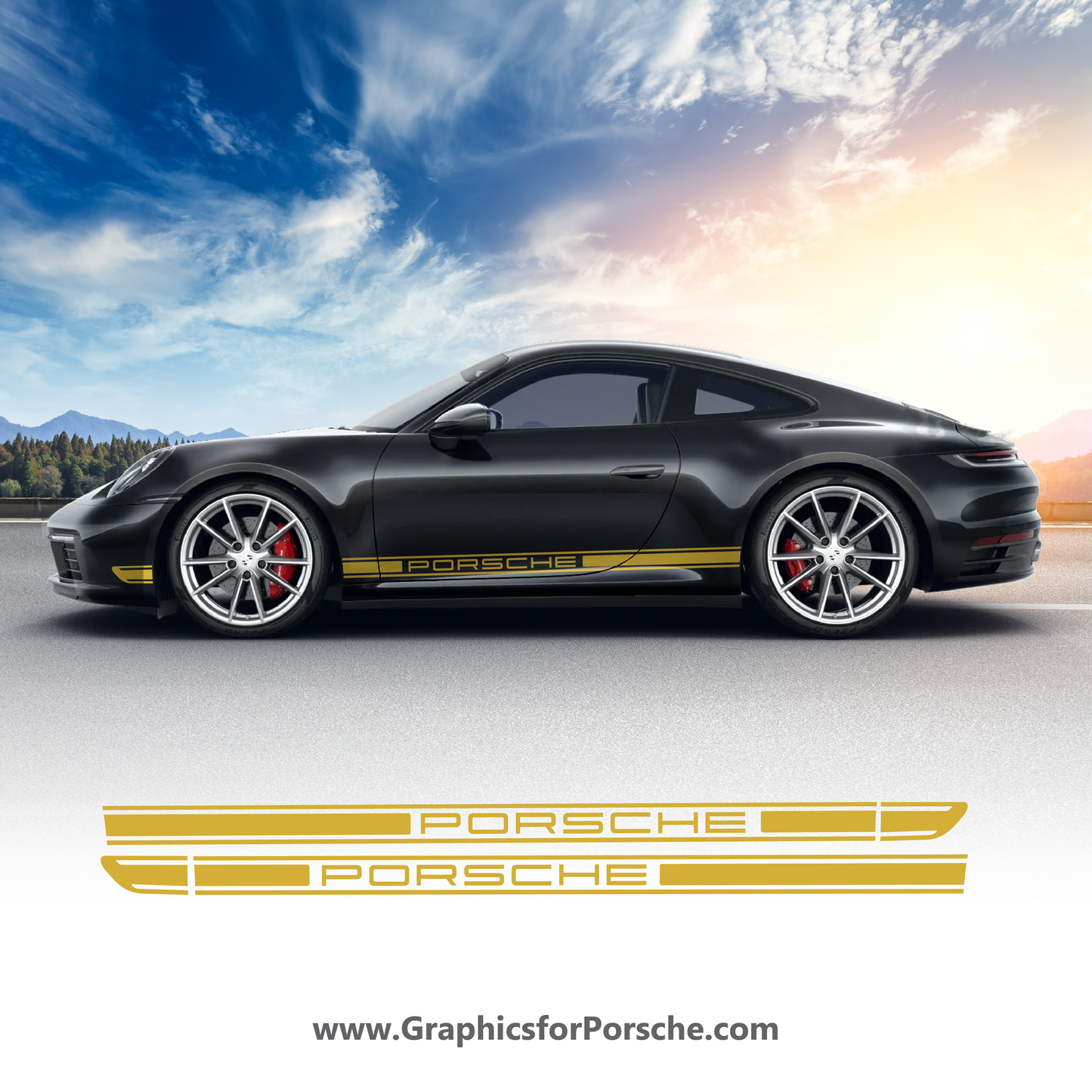 Rocket Side Graphics 911 Porsche