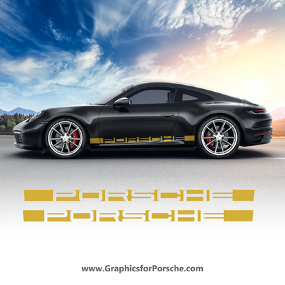 Side Graphics Stripe Set for Carrera 911