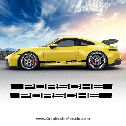 Side Graphics Stripe Set for Carrera 911