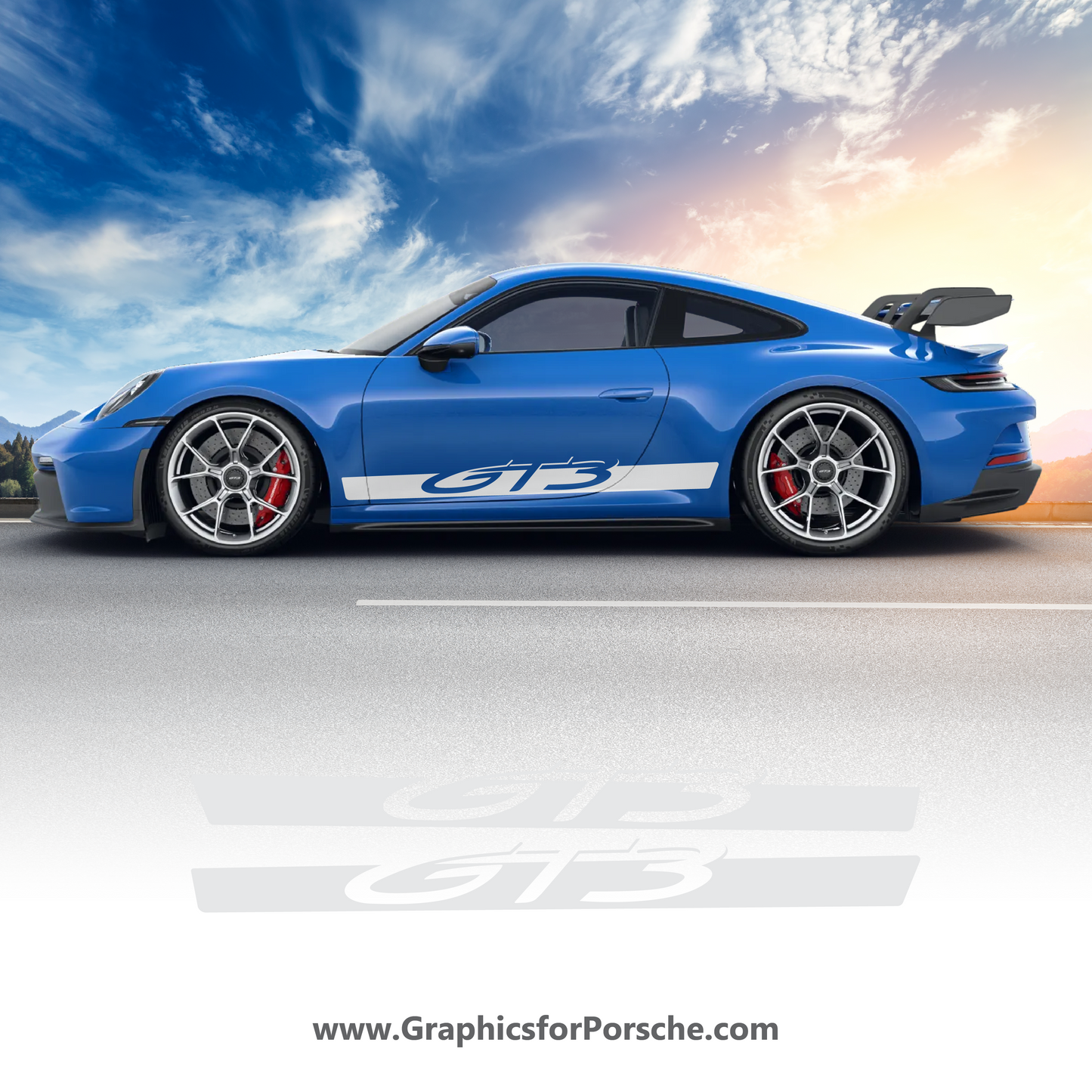 Door Graphics for Porsche 911 GT3 992
