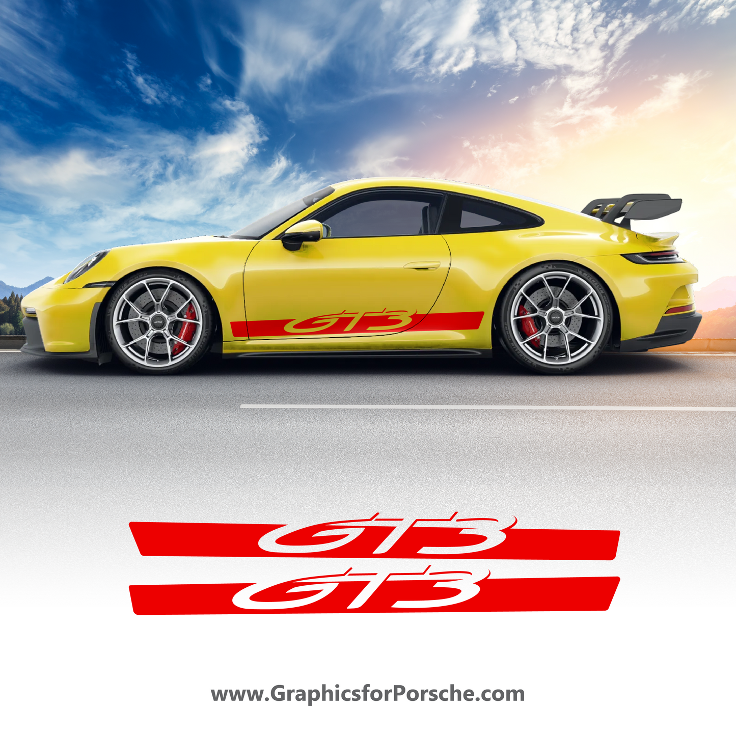 Door Graphics for Porsche 911 GT3 992