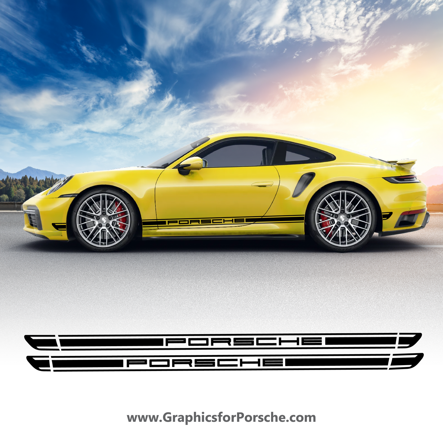 Graphics for Porsche 911 All Year models Vintage Edition