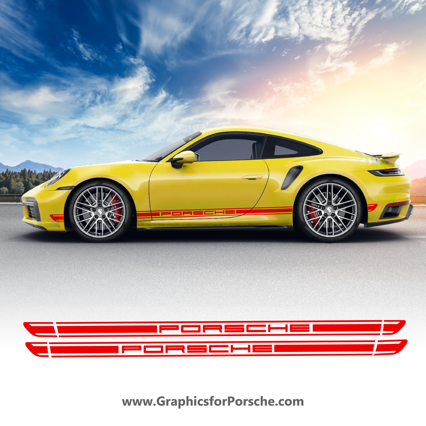 Graphics for Porsche 911 All Year models Vintage Edition