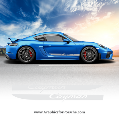Side Door Graphics for Cayman 718